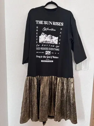 OKIRAKUxROSE BUD 도킹 원피스