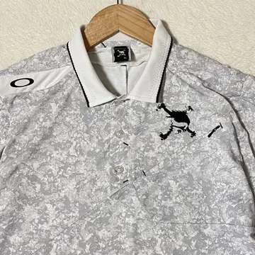 Oakley 스컬 올 패턴 피케 셔츠 새상품급
