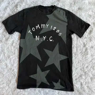 tommy hilfiger 여성용 반팔 티셔츠 M 빅 프린트