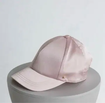 pois 포와 새틴 캡 핑크