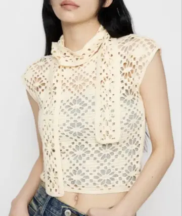 LAGUA GEM CROCHET COMPACT 상의