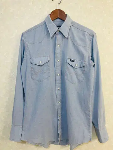 Wrangler 랭글러 샴브레이 웨스턴 셔츠 L