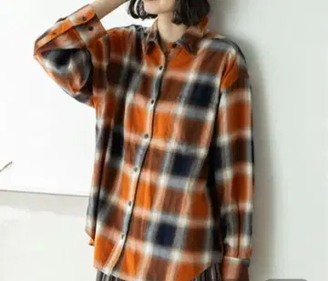 니코앤드 40 비에라 레피아 체크 셔츠 네이비 Big 사이즈