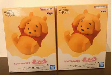 [미개봉] SOFVIMATES 큐무코로 곰돌이 푸 피규어 2체 세트