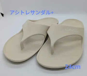 새상품급 BMZ [ 아시토레 샌들 ] 하나오 베이지 24cm