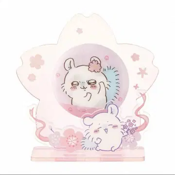 MINISO 모몽가 벚꽃 계절 캔뱃지 아크릴 스탠드 세트