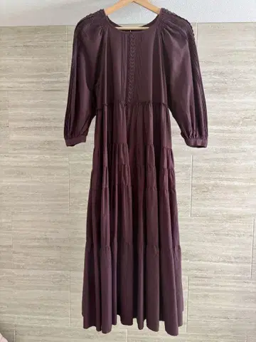 Pheeta 피타 코튼 개더 원피스 Gray