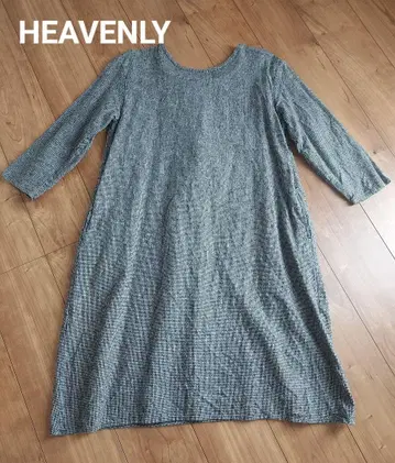 HEAVENLY 체크 무늬 원피스