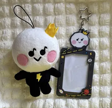 TREASURE Truz 요시 요치 봉제 인형 키링 트레이딩 카드 케이스