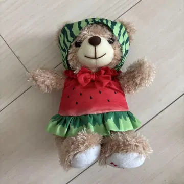 NISSAN 닛산 베어 곰 봉제 인형 수박