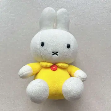 미피 봉제 인형 (옐로우 컬러, 빨간색)