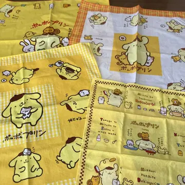 폼폼푸딩 손수건 냅킨 1997년 1998년 1999년 제조 헤이세이