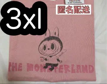 UNIQLO 유니클로 팝마트 라부부 T셔츠 3XL 핑크