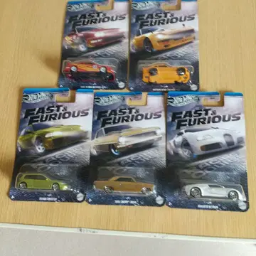 Hot Wheels Fast & Furious 5대 컴플리트 세트