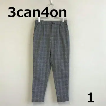 C0826A11 [ 3can4on ] 체크 무늬 팬츠
