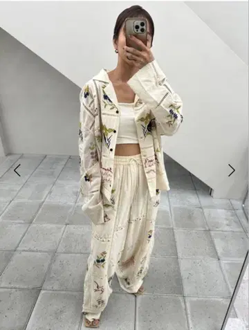 todayful Embroidery Patchwork Trousers36