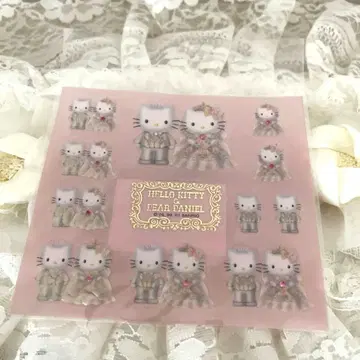 레어 헬로키티 웨딩 씰 시트