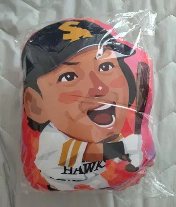 새상품 SoftBank Hawks 다이컷 쿠션 마츠다