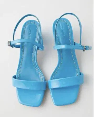 MOUSSY JELLY STRAP SANDALS 마우지 스카이블루 샌들