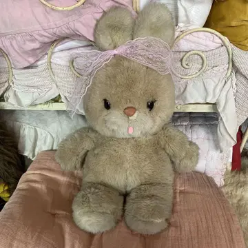 쇼와 레트로 빈티지 오오이케 토끼 봉제 인형