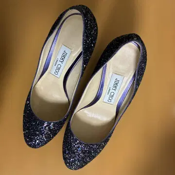 지미 추 펌프스 Glitter Fabric Champagne 37