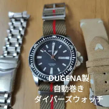 DUGENA 오토매틱 다이버 워치 피에르 가르뎅