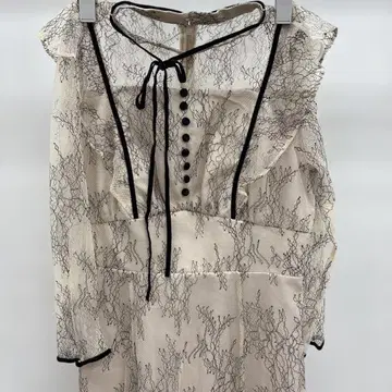 508599 M 사이즈 JILLSTUART 포인트 벨로아 레이스 원피스