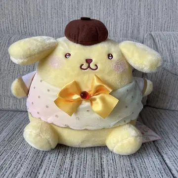 산리오 캐릭터즈 폼폼푸딩 딸기신문 50주년 Big 봉제 인형 2