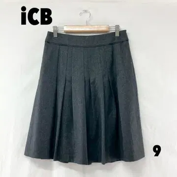 W0307T iCB 턱 플레어 스커트