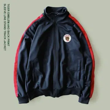 PATY TOneontoNE 저지 스탠드넥 배색 사이드 라인