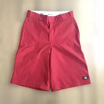 Dickies 디키즈 하프 팬츠 32 빨간색