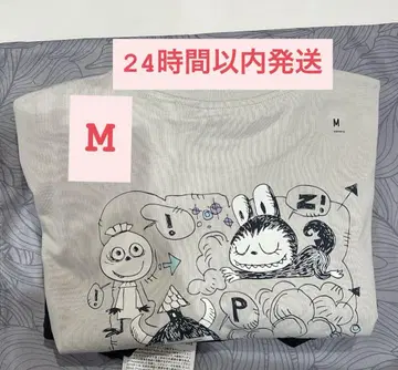 UNIQLO POPMART 유니클로 라부부 M 사이즈 그레이