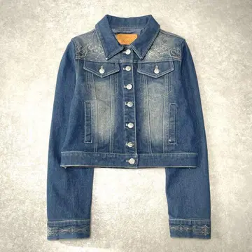 Rosen Kavalier/Ozz On 자수 데님 자켓