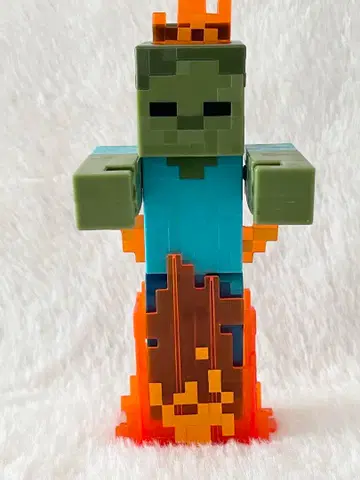 [레어! 레어] 마인크래프트 좀비 액션 피규어 마크