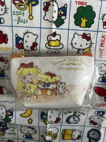 산리오 세일러문 콜라보 이어폰 파우치 미니 파우치 폼폼푸딩