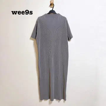 wee9s 데일리 데일리 슈퍼 스트레치 플리츠 원피스
