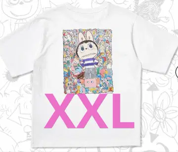 라부부 유니클로 콜라보 티셔츠 POP MART UT XXL