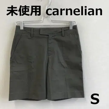 C0826A13 미사용 [ carnelian ] 무릎 위 기장 팬츠