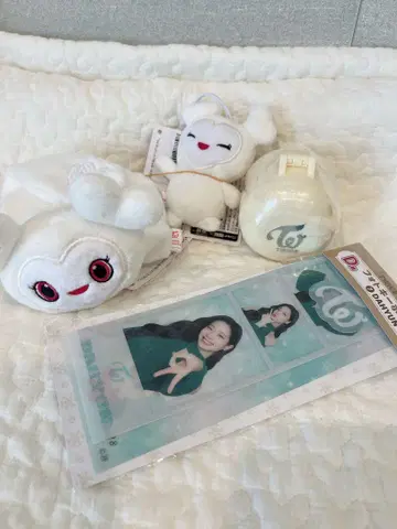 트와이스 다현 스크런치 제일복권 가챠 반지 마스코트 봉제 인형