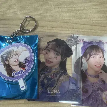 FRUITSZIPPER 나카가와 루나 아크링 키링 트레이딩 카드