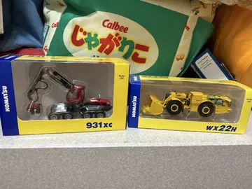 KOMATSU 주주우대 미니카 2점 미니어처