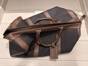 Dunhill 캔버스 가죽 보스턴 백