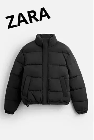 ZARA BOXY FIT 퀼팅 재킷 다운 재킷