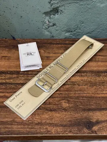 RRL NATO 벨트 베이지 미사용 새상품