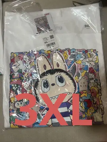 [ 3XL ] UNIQLO POP MART UT 라부부 셔츠