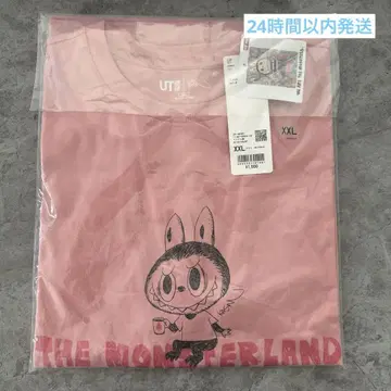 [ XXL ] UNIQLO POP MART UT 라부부 셔츠 핑크