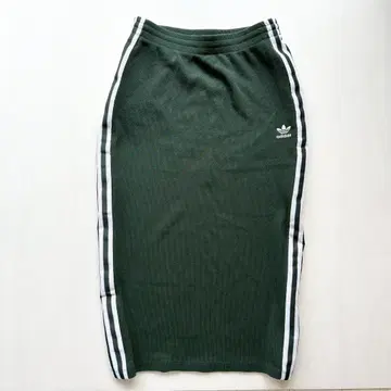adidas 아디다스 니트 롱 스커트 L 그린