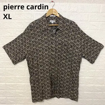pierre cardin 반팔 셔츠 XL 레이온 패턴 셔츠