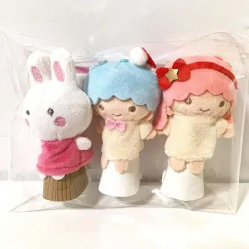 레어 산리오 키키라라 치어리참 손가락 인형 마스코트 세트
