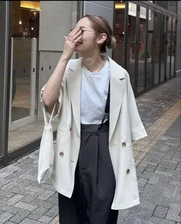 차오패닉 티피 pon테라 자켓 아이보리